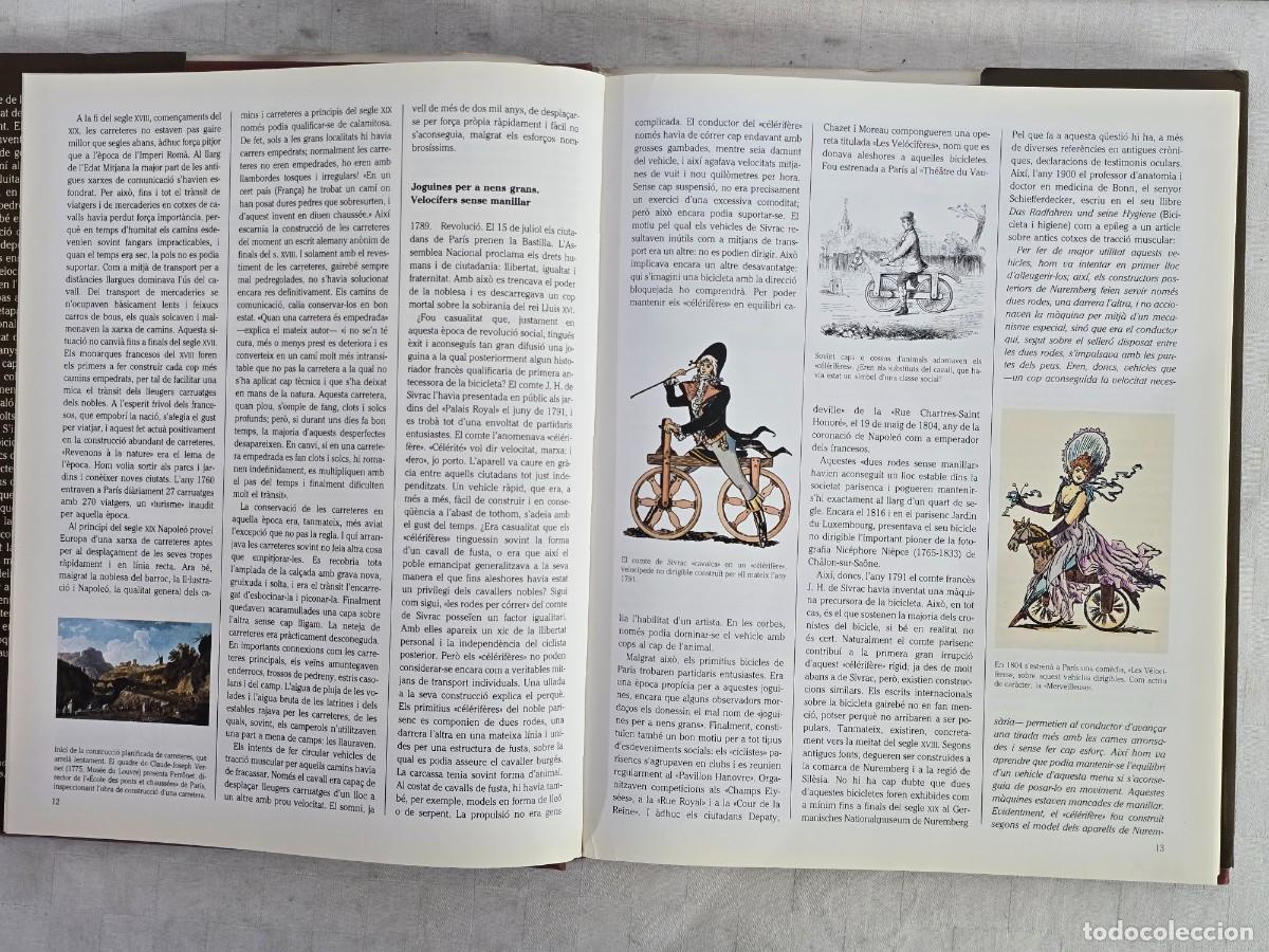 Libros de segunda mano: Libro de la Historia de la Bicicleta - Editorial Blume. Primera Edici&oacute;n 1981. - Foto 4