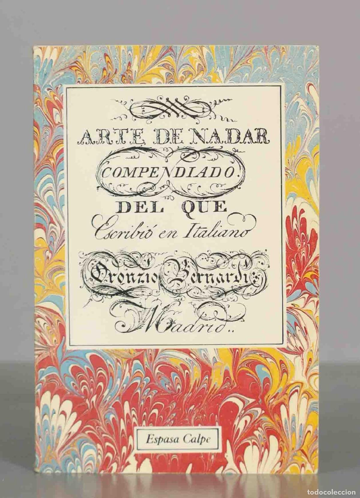 Libros de segunda mano: Arte de nadar compendiado - Oronzio Bernardi - Foto 1
