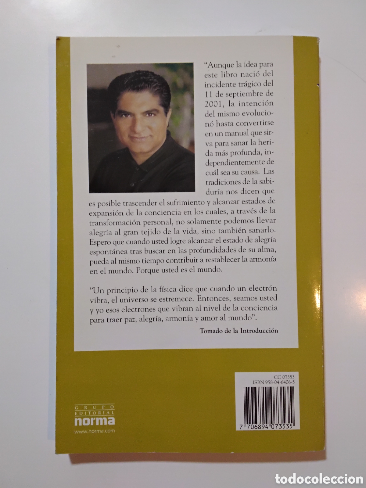 Libros de segunda mano: El perd&oacute;n: cien reflexiones &mdash; Deepak Chopra (Norma, 2001) - Foto 2