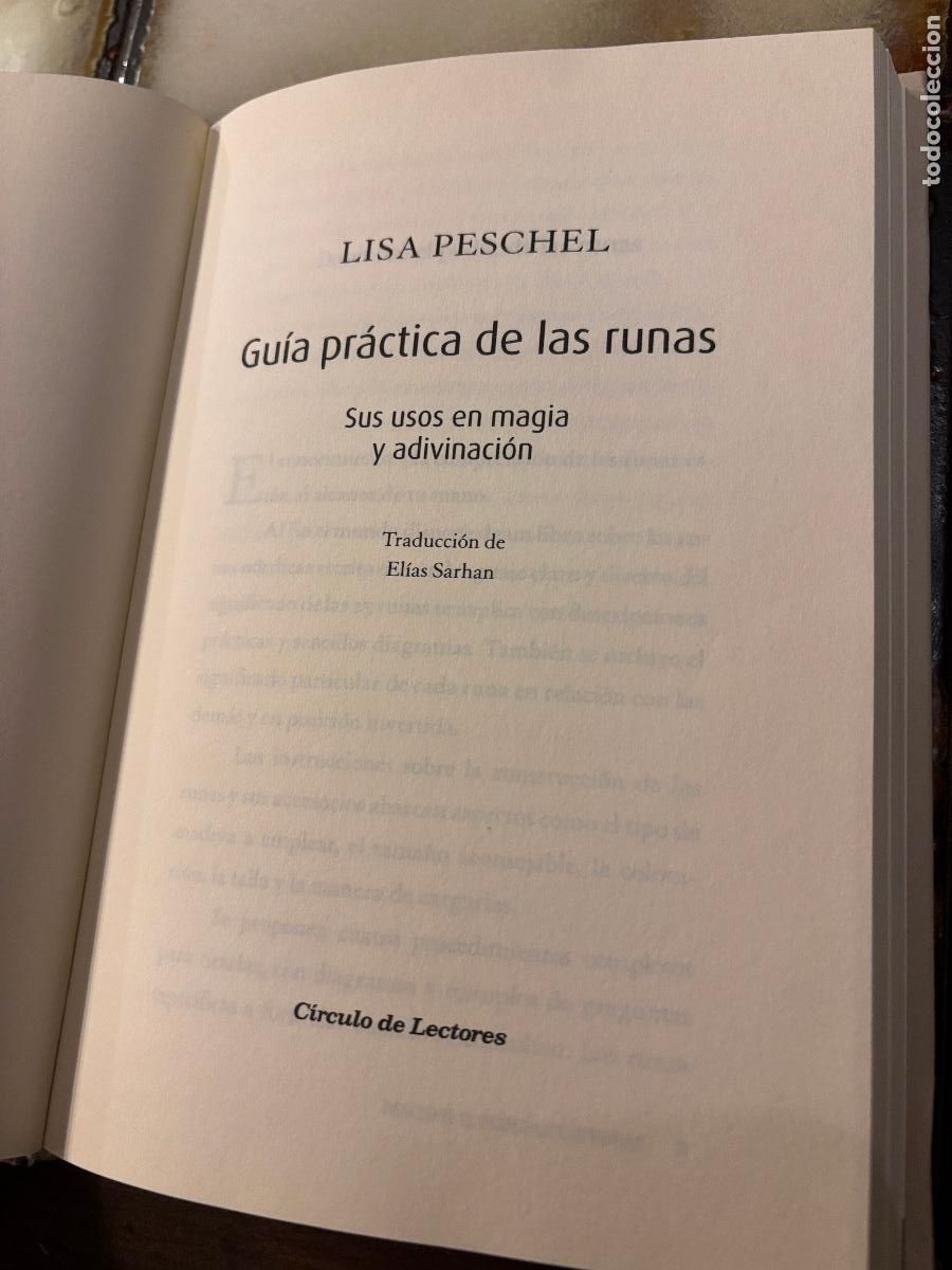 Libros de segunda mano: Gu&iacute;a pr&aacute;ctica de las runas. Lisa Peschel. - Foto 3