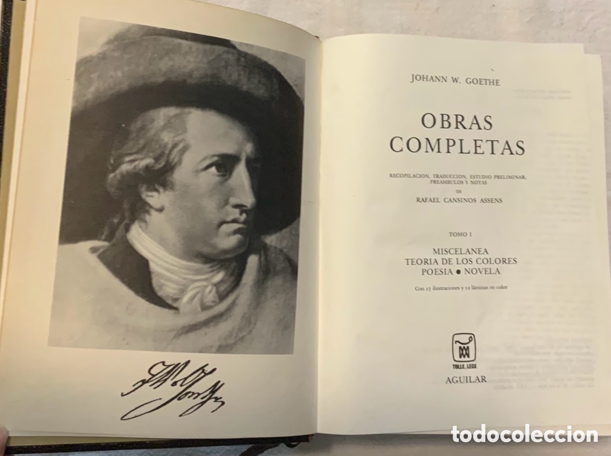 Libros de segunda mano: Obras completas J. Goethe Tomo I - Foto 3