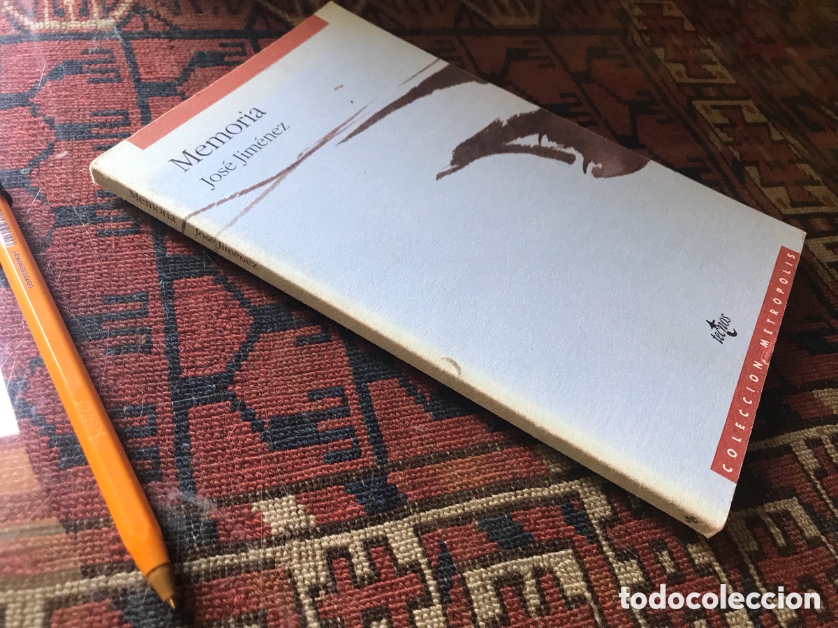 Libros de segunda mano: Memoria. Jose Jim&eacute;nez. Tecnos. Colecci&oacute;n metr&oacute;polis