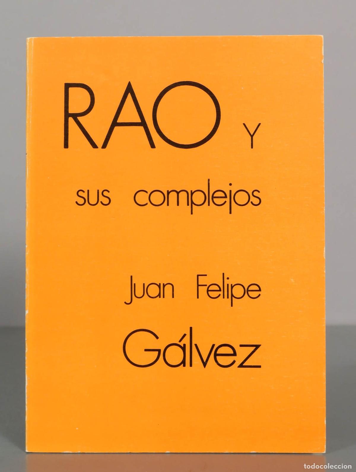 Second hand books: Rao y sus complejos - Juan Felipe G&aacute;lvez