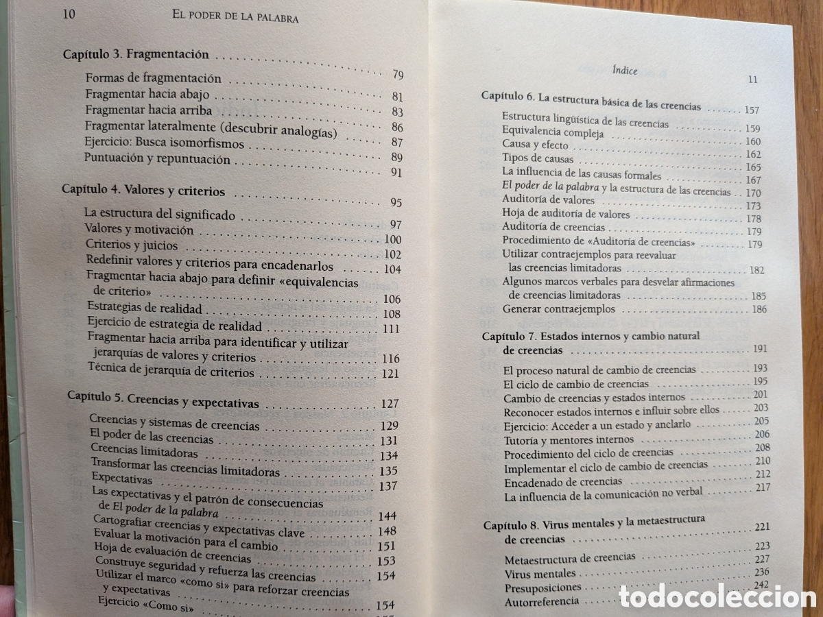 Libros de segunda mano: EL PODER DE LA PALABRA PNL - Roberto Dilts - Foto 6
