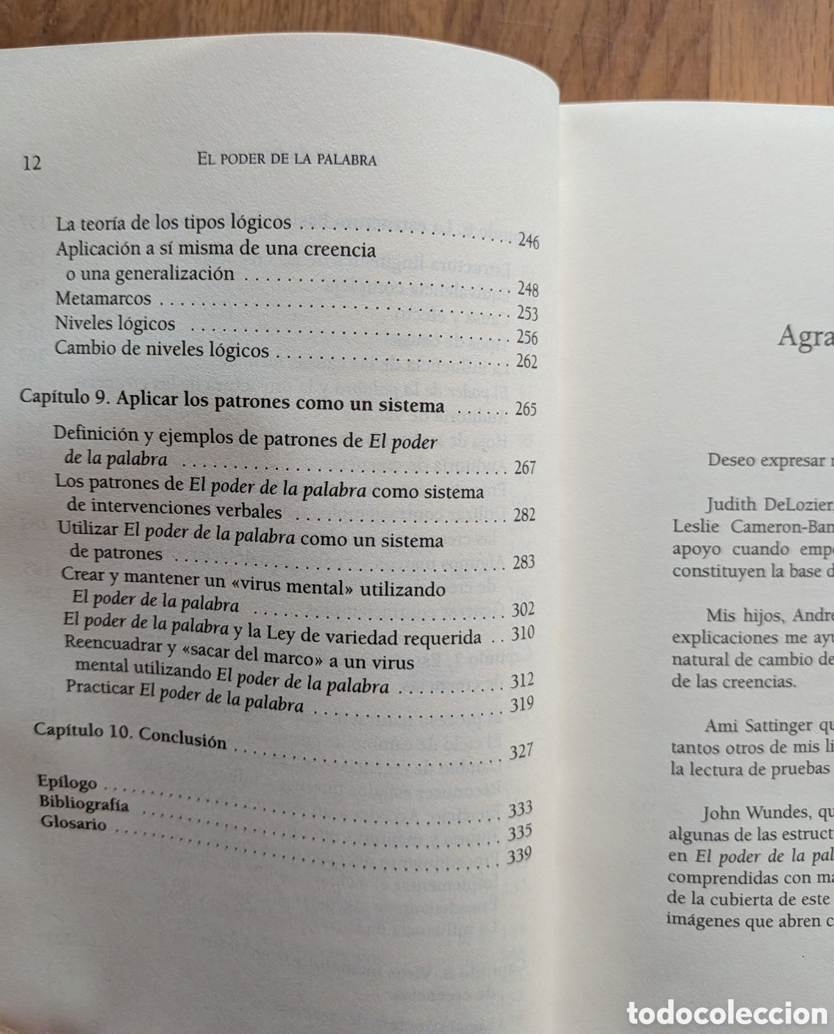 Libros de segunda mano: EL PODER DE LA PALABRA PNL - Roberto Dilts - Foto 7