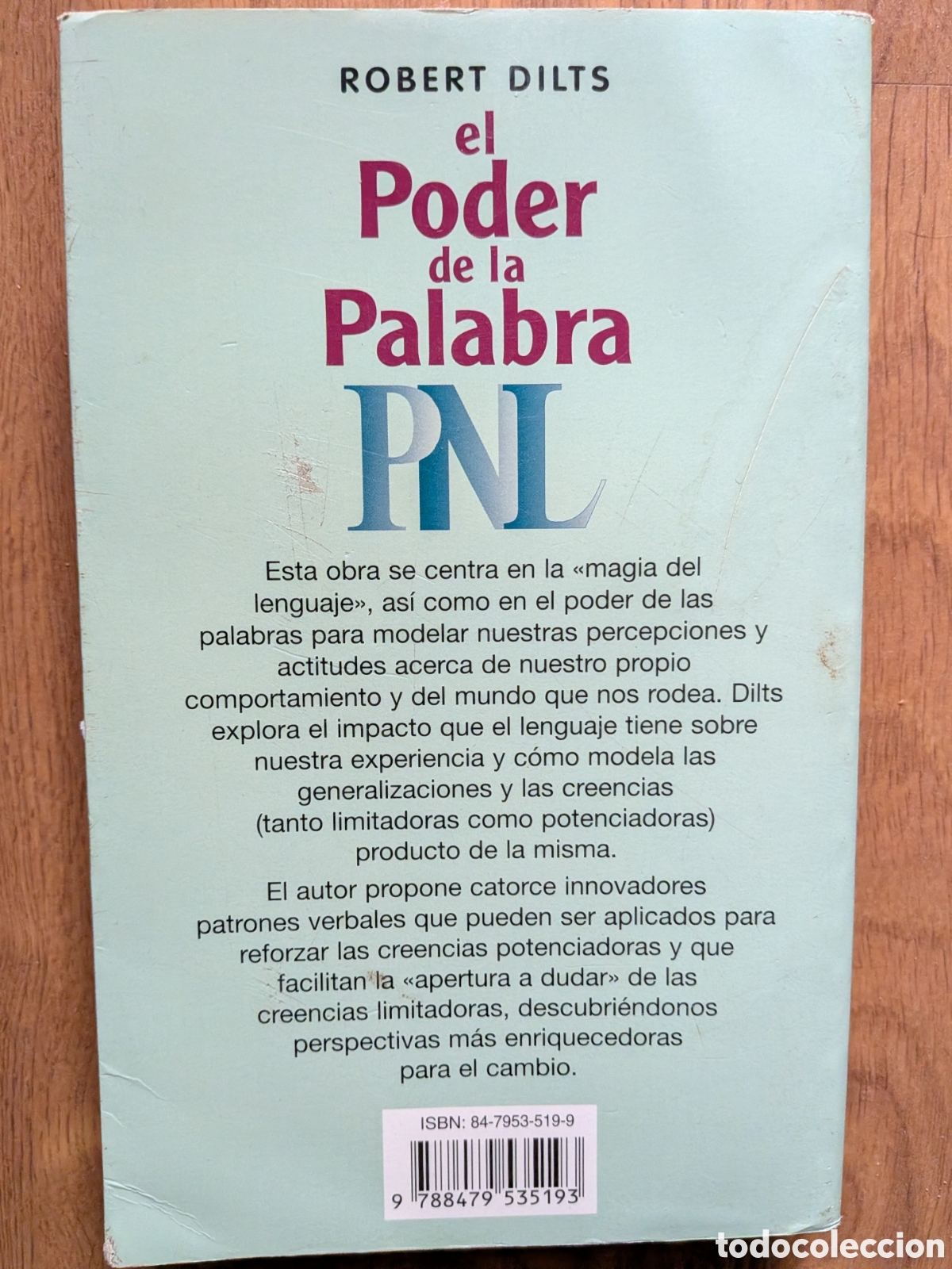 Libros de segunda mano: EL PODER DE LA PALABRA PNL - Roberto Dilts - Foto 8