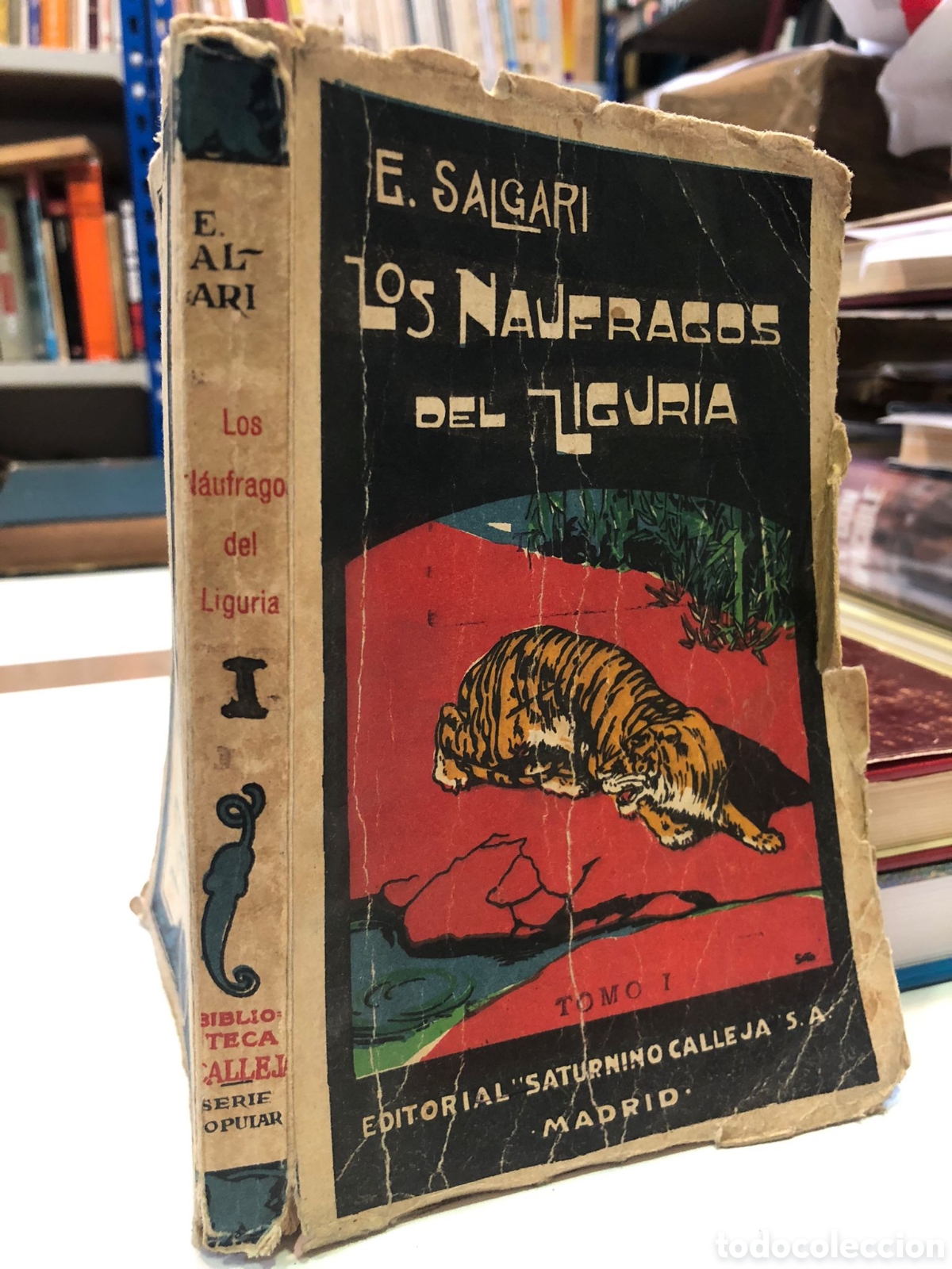 Libros de segunda mano: Los n&aacute;ufragos del Liguria. Tomo I - Emilio Salgari