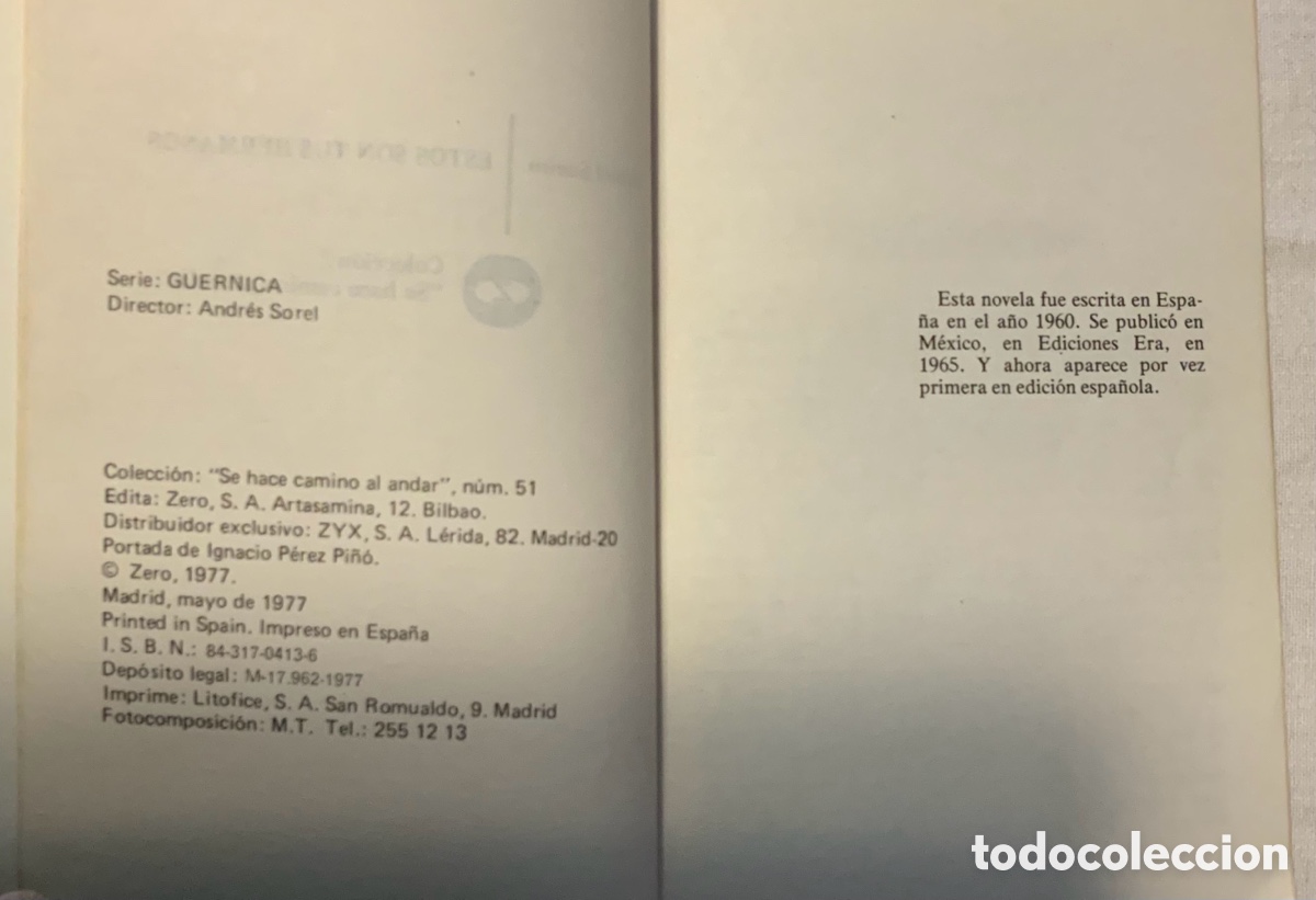 Libros de segunda mano: Daniel Sueiro. Estos son tus hermanos - Foto 3