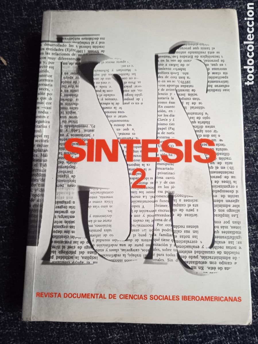 Libros de segunda mano: LIBRO- REVISTA S&Iacute;NTESIS N&ordm; 2 MAYO AGOSTO 1987 -VARIOS AUTORES
