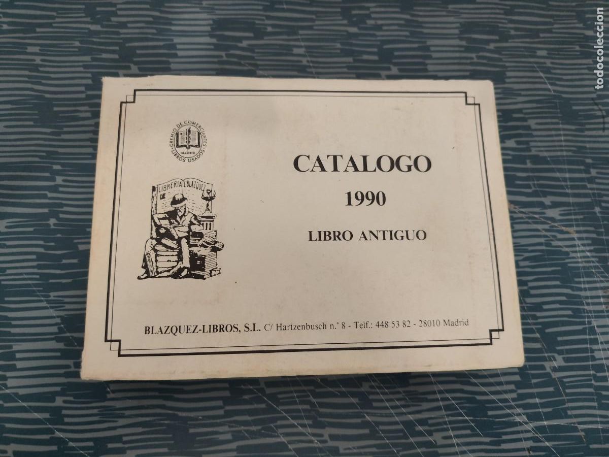 Libros de segunda mano: CATALOGO 1990, LIBRO ANTIGUO, BL&Aacute;ZQUEZ -LIBROS, MADRID,VER FOTOS.