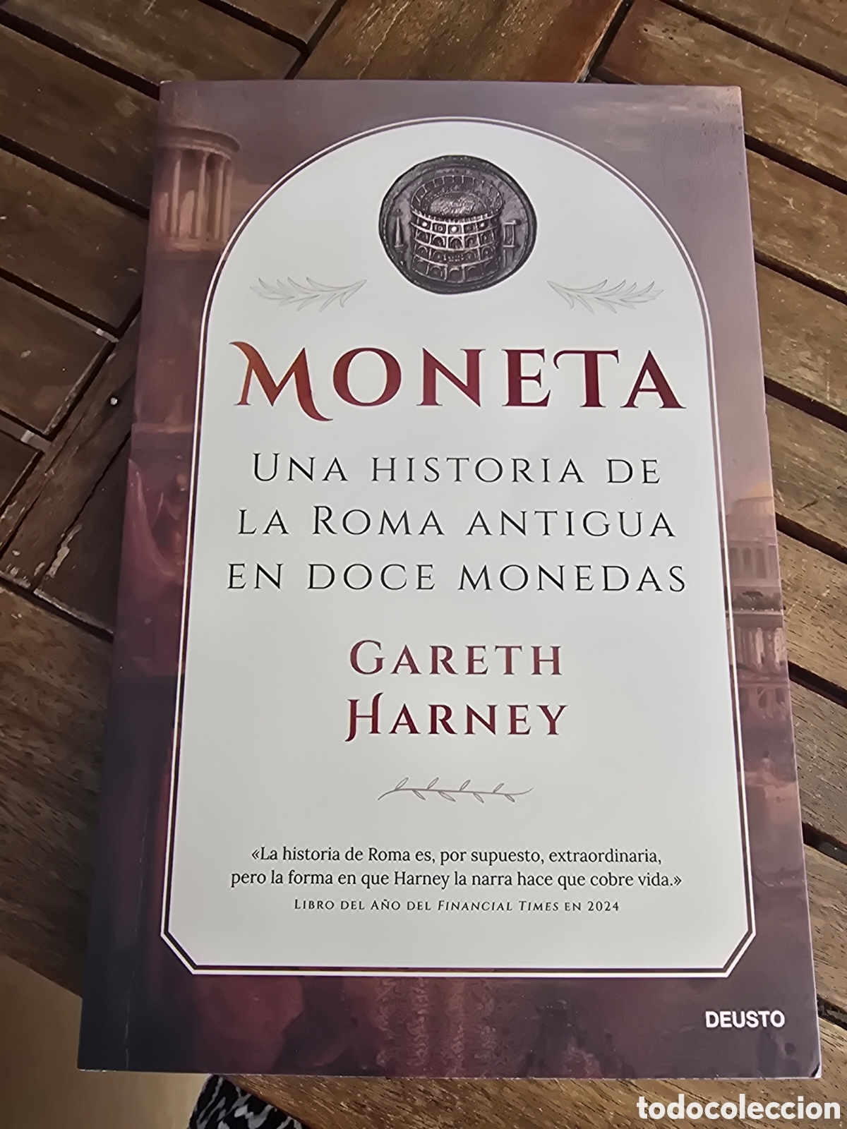 Libros de segunda mano: Moneta Una historia de la Roma antigua en doce monedas Gareth Harney Editorial DEUSTO 2026 historia