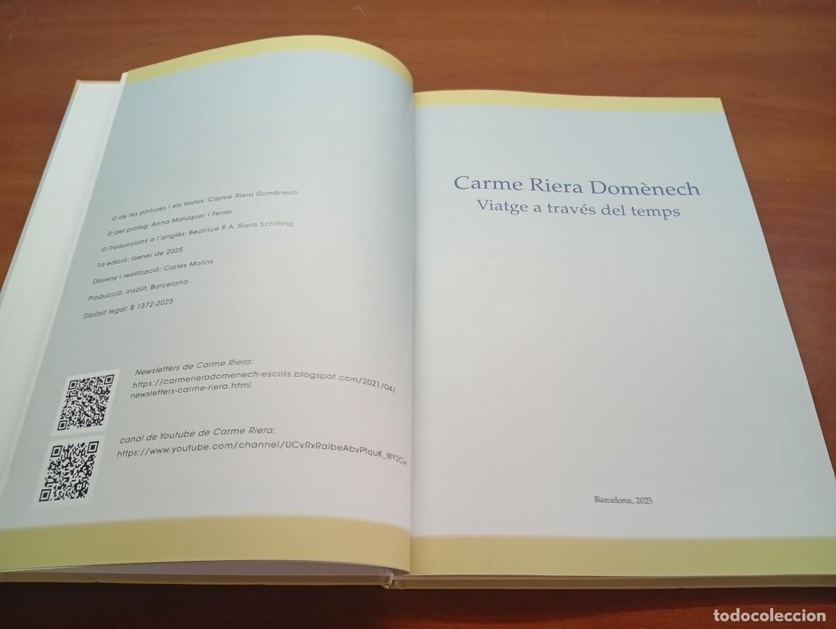 Libros de segunda mano: CARME RIERA DOM&Egrave;NECH.- VIATGE A TRAV&Eacute;S DEL TEMPS. - Foto 3