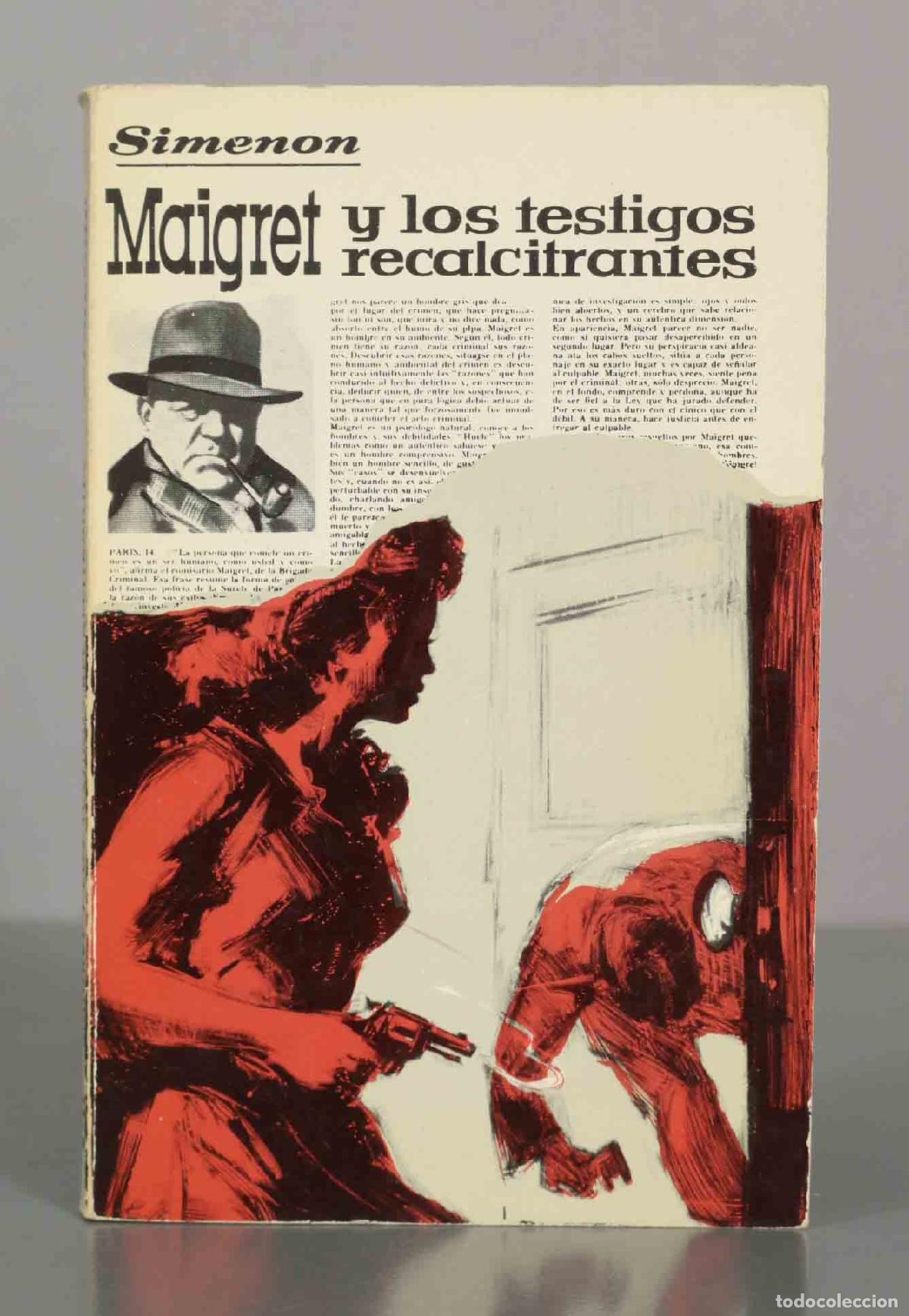 Libros de segunda mano: Maigret y los testigos recalcitrantes - Georges Simenon - Foto 1