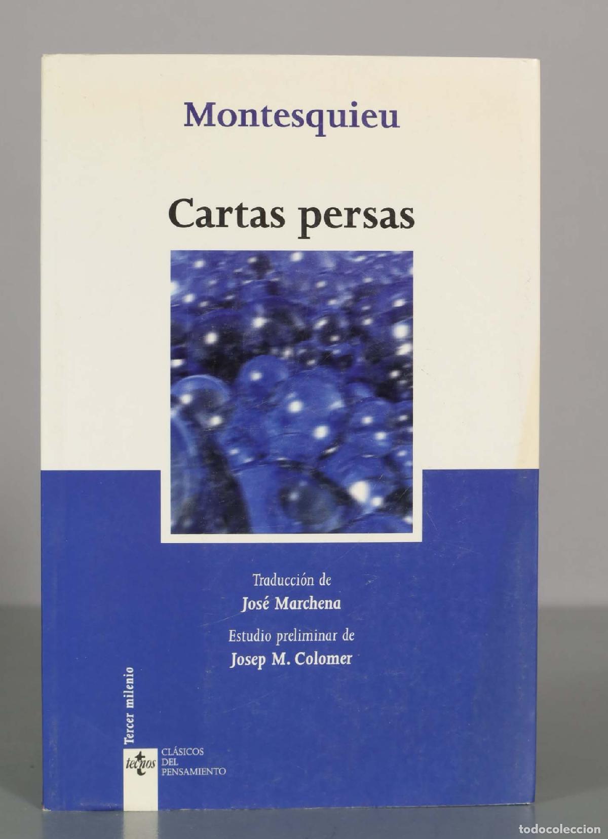 Libros de segunda mano: Cartas persas - Montesquieu - Jos&eacute; Marchena