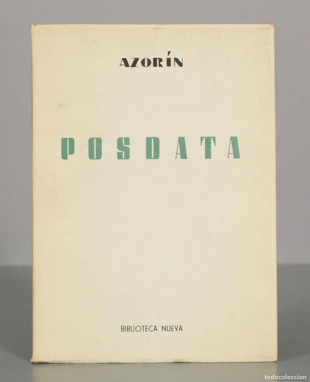 Second hand books: Posdata - Azor&iacute;n. BIBLIOTECA NUEVA