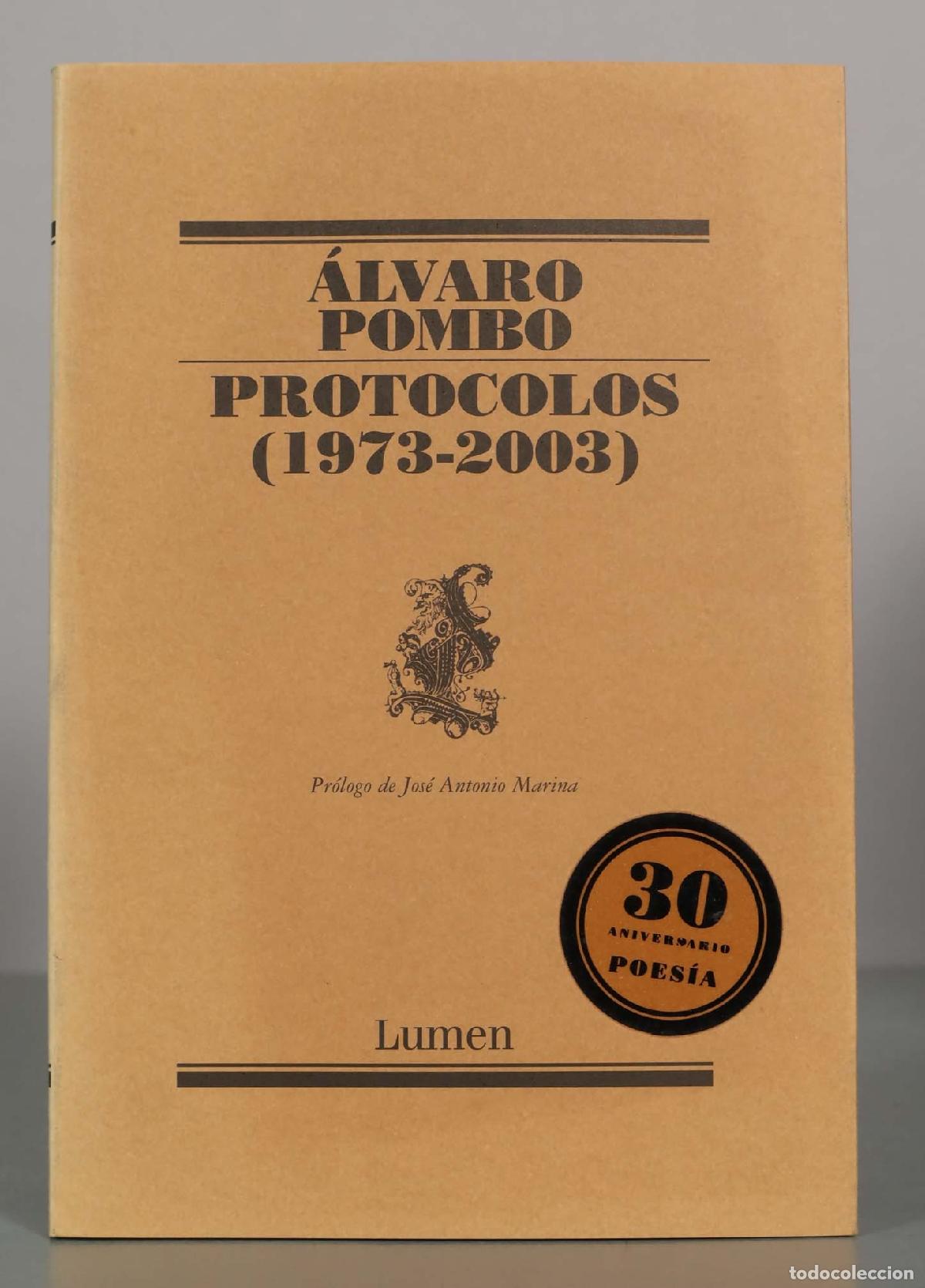 Libros de segunda mano: Protocolos - &Aacute;lvaro Pombo