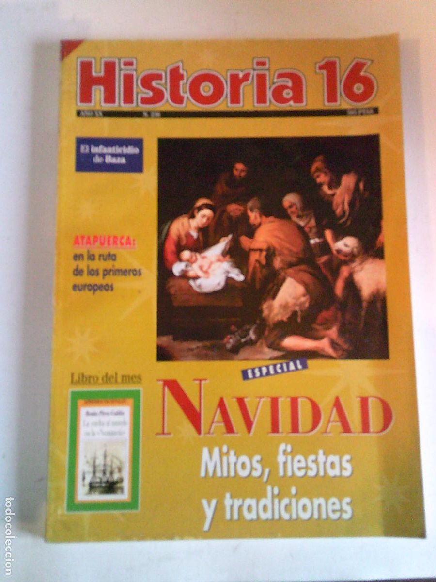 Libros de segunda mano: Historia 16 N&ordm; 236 Navidad Mito, fiestas y tradiciones- Atapuerca