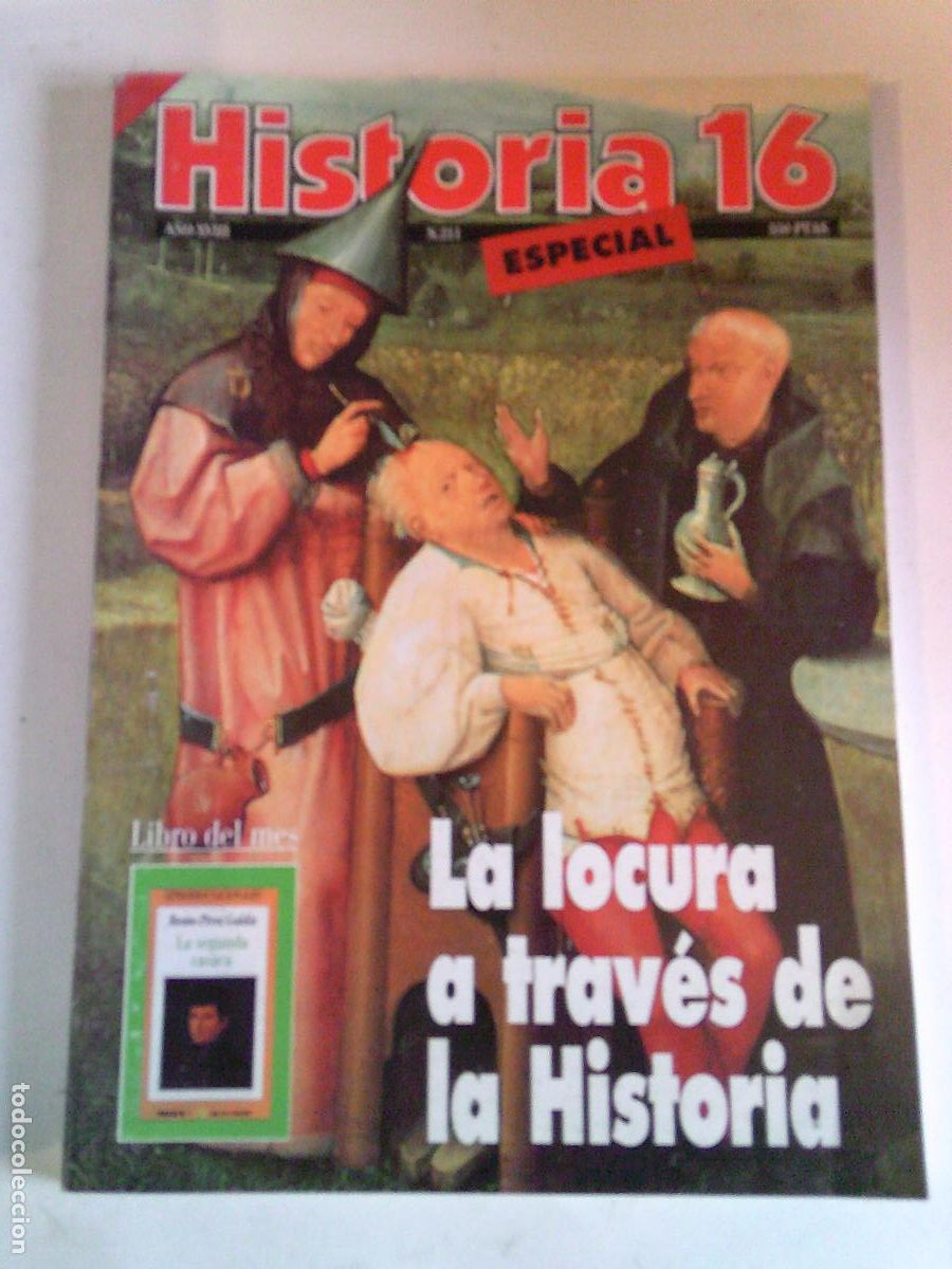 Libros de segunda mano: Historia 16 N&ordm; 211 La locura a trav&eacute;s de la historia
