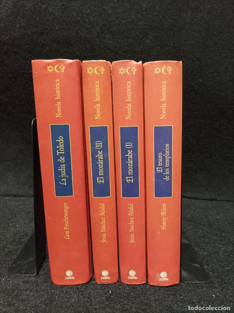 Libros de segunda mano: LOTE DE 4 LIBROS DE JUDIOS MOROS Y CRISTIANOS - NOVELA HISTORICA PLANETA DeAGOSTINI