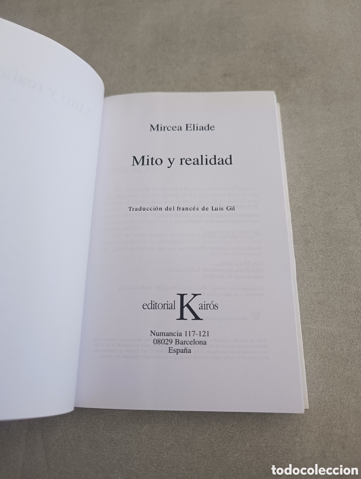 Libros de segunda mano: MITO Y REALIDAD. ELIADE, MIRCEA. - Foto 4