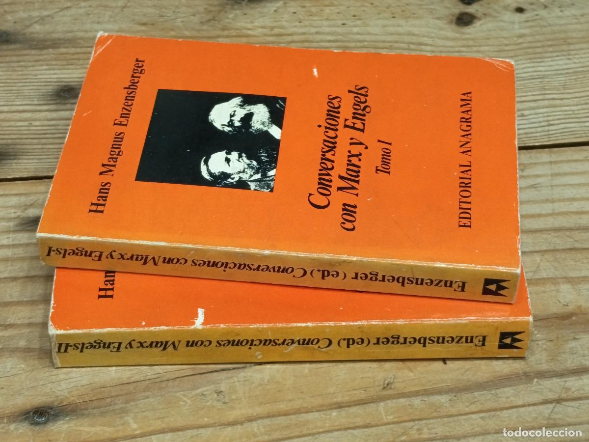 Libros de segunda mano: 1974 - HANS MAGNUS ENZENSBERGER. Conversaciones con Marx y Engels, 2 tomos