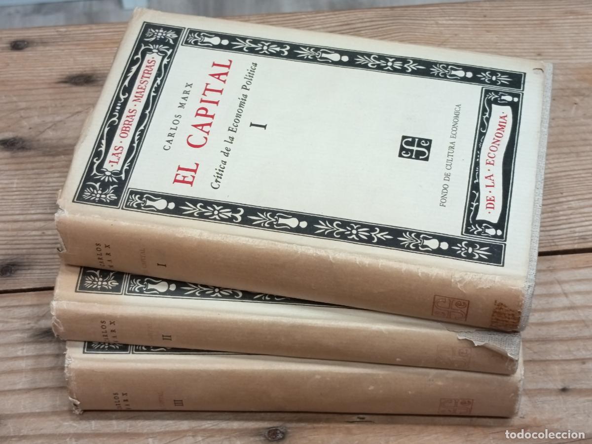 Libros de segunda mano: 1971 - CARLOS MARX. El Capital, 3 tomos (obra completa)