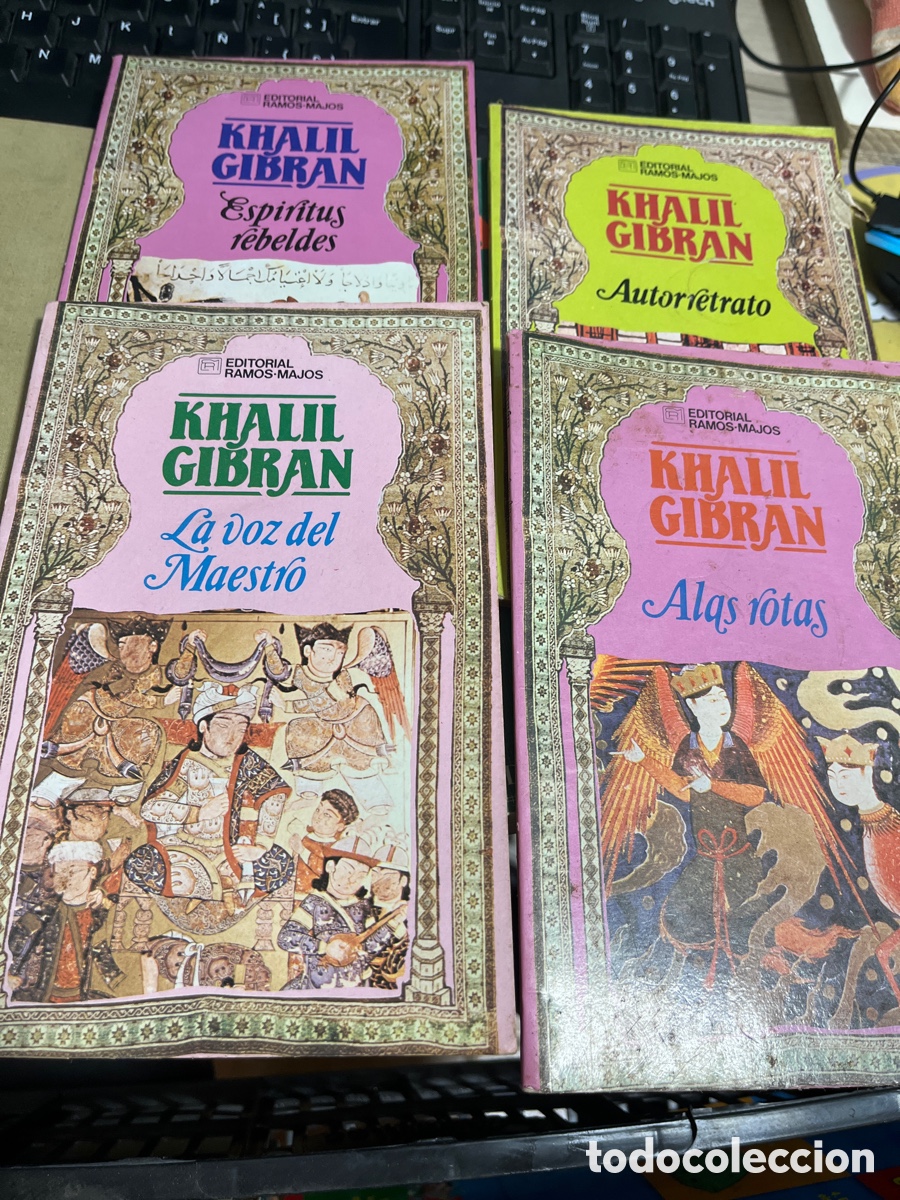 Libros de segunda mano: 98D lote de 4 libros khalil gibran: autorretrato, alas rotas, la voz del maestro, esp&iacute;ritu rebeldes