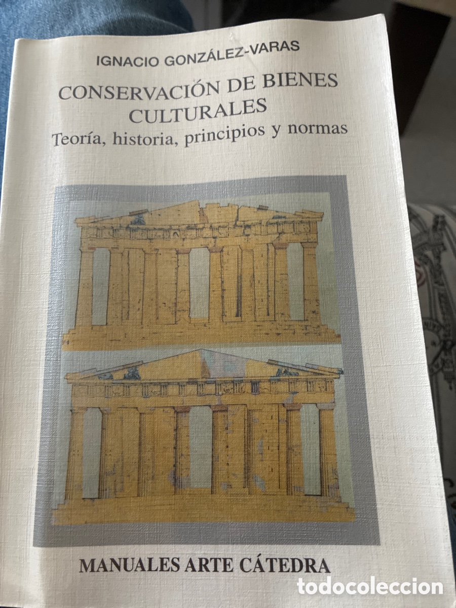 Gebrauchte B&uuml;cher: Conservaci&oacute;n de Bienes Culturales. Teor&iacute;a, historia, principios y normas.