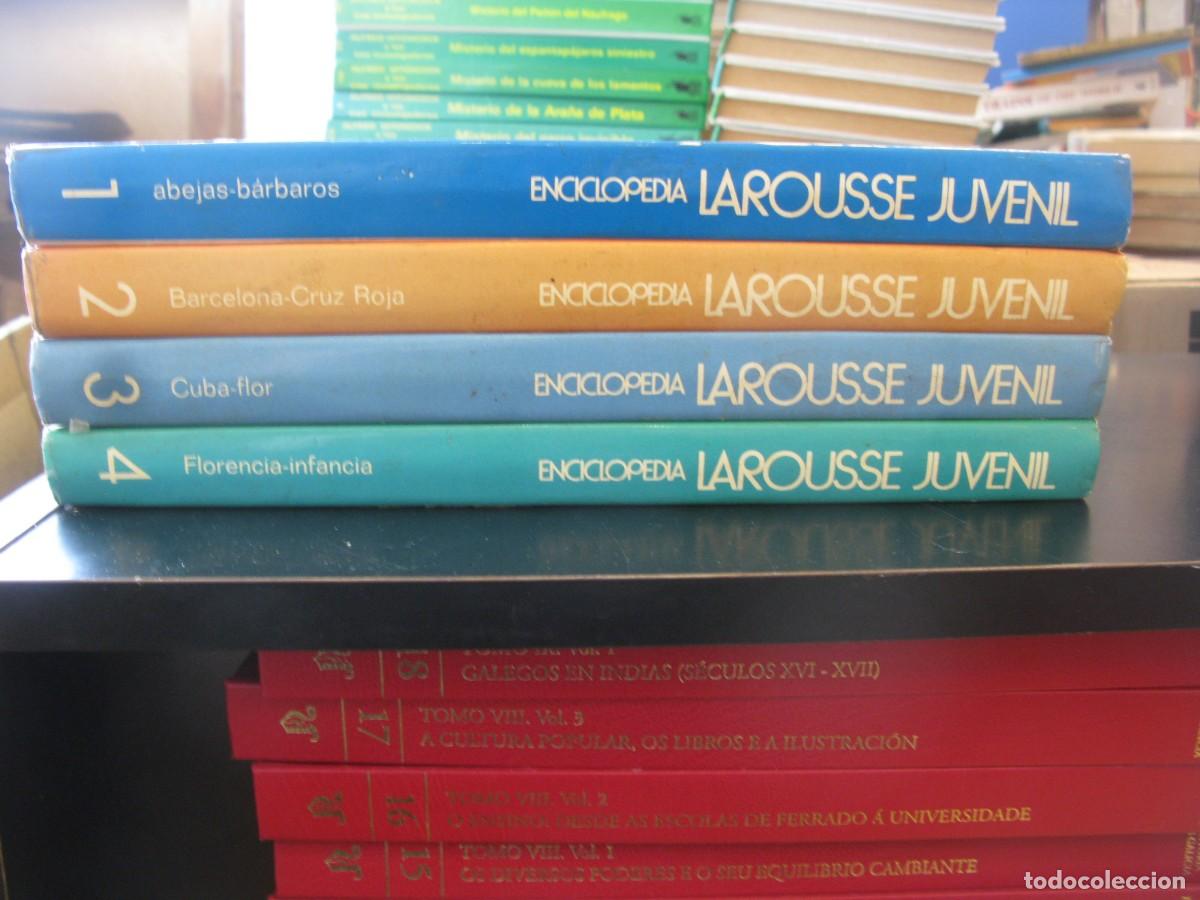 Libros de segunda mano: ENCICLOPEDIA LAROUSSE JUVENIL TOMOS 1 , 2 , 3 ,4