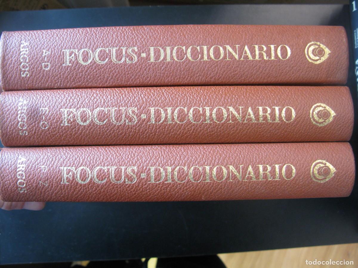 Libros de segunda mano: DICCIONARIO DE LA LENGUA -- FOCUS -- TRES TOMOS -- EDITORIAL ARGOS