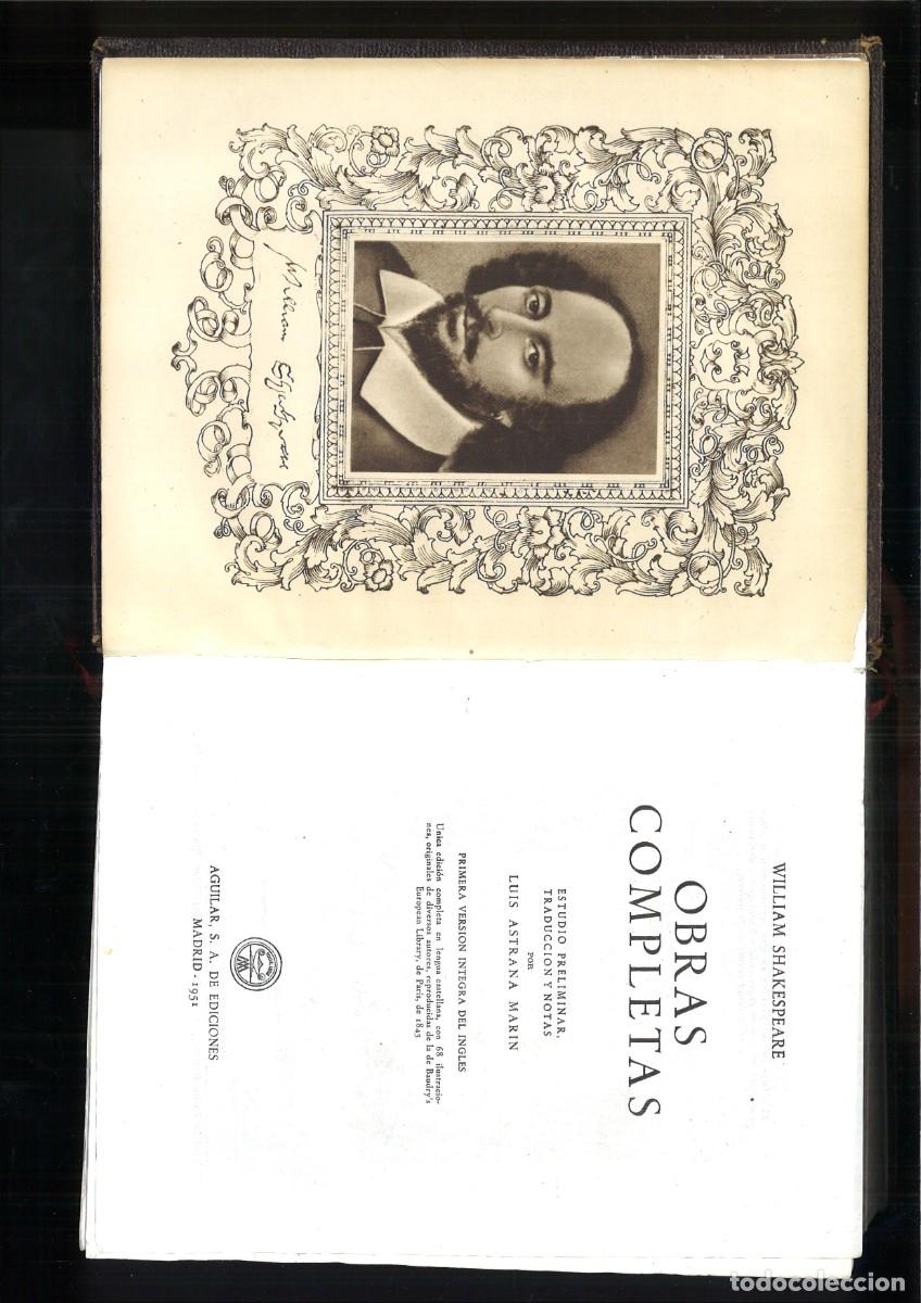 Libros de segunda mano: OBRAS COMPLETAS. William Shakespeare