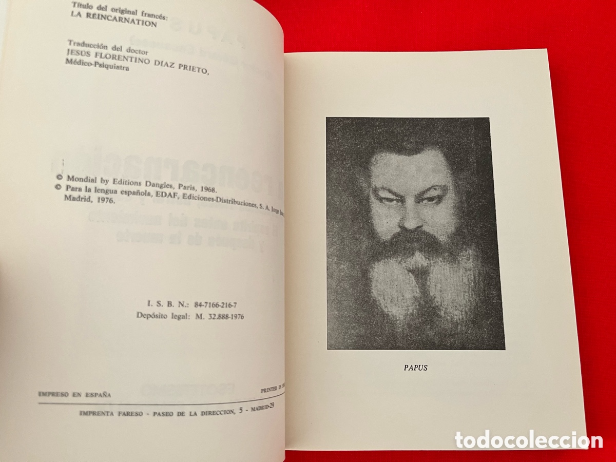Libros de segunda mano: Libro La Reencarnaci&oacute;n - Papus - Foto 5
