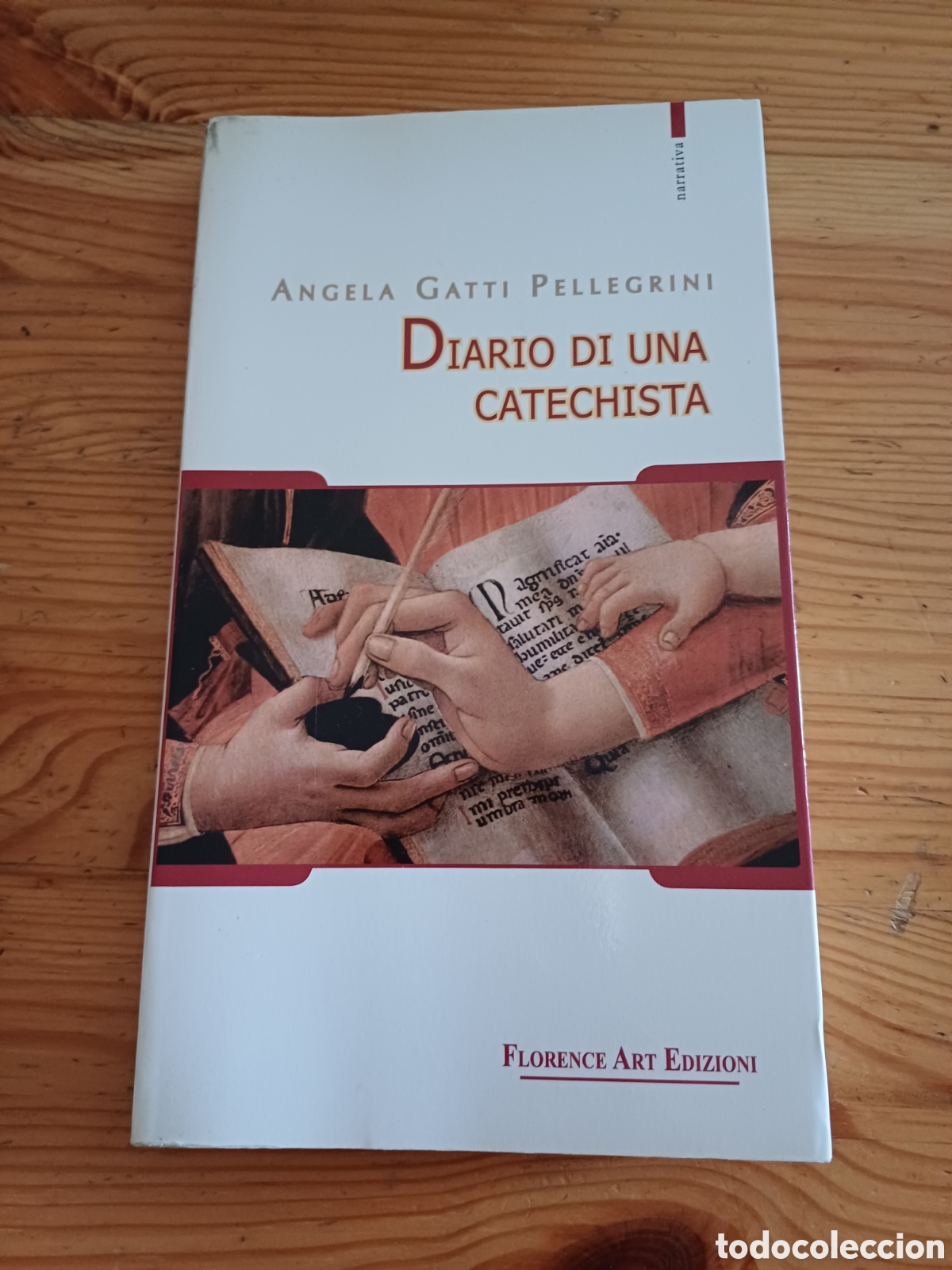 Libros de segunda mano: Diario de una catechista Angela Gatti Pellegrini con invitacion Sonetti Franco Pellegrini