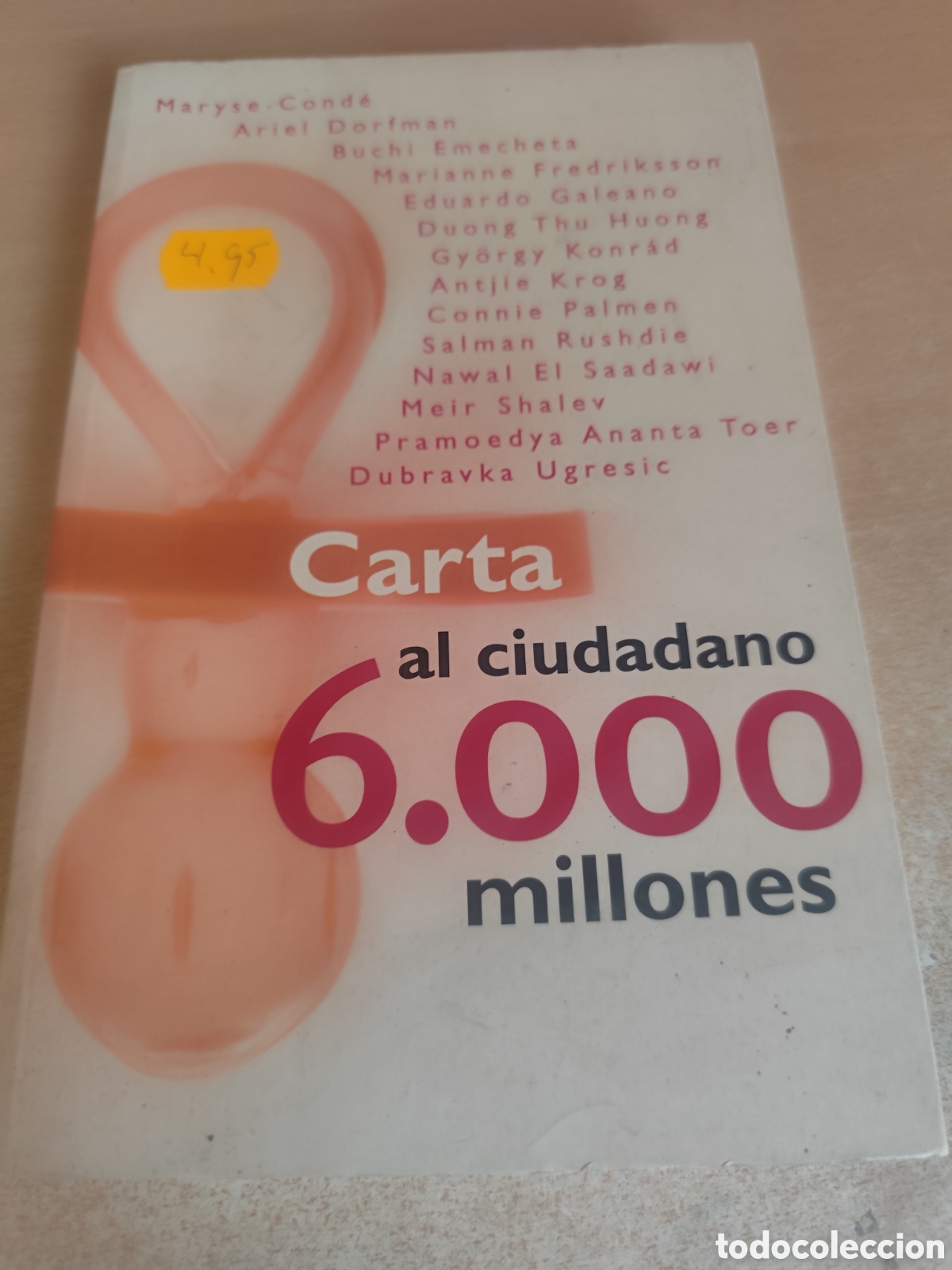 Second hand books: CARTA AL CIUDADANO 6.000 MILLONES RF175