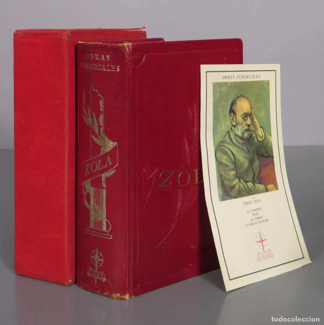 Libros de segunda mano: Obras inmortales: La taberna, Nan&aacute;, La tierra, La bestia humana - &Eacute;mile Zola 1964 EDAF