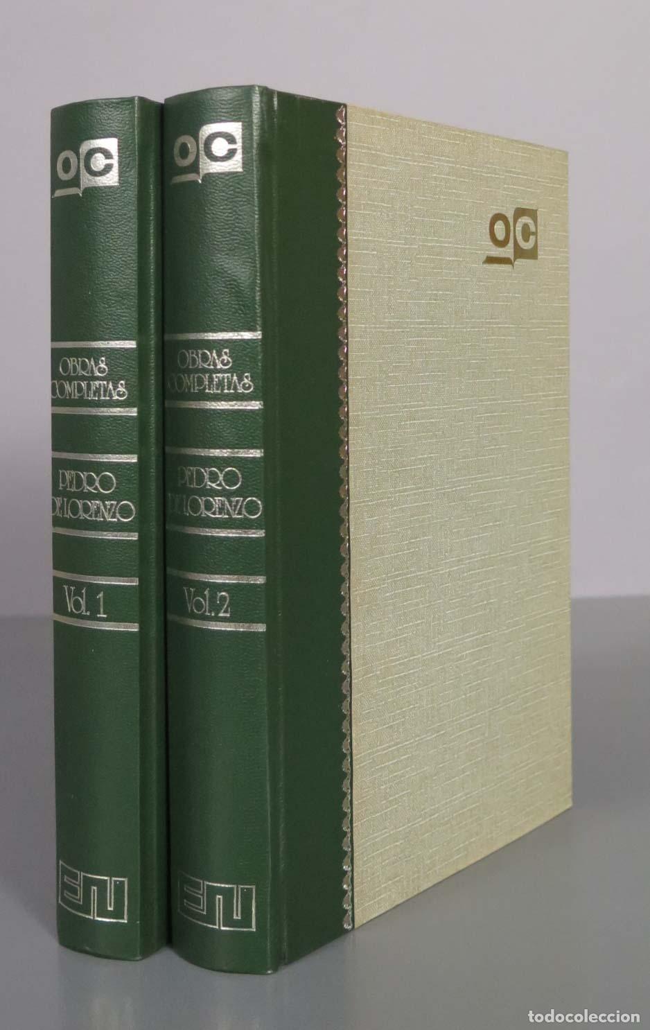 Libros de segunda mano: Obras completas - Pedro de Lorenzo - Editora Nacional 2 TOMOS