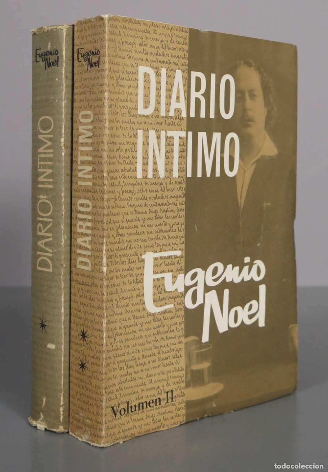 Libros de segunda mano: Diario &iacute;ntimo: la novela de la vida de un hombre - Eugenio Noel. 2 tomos