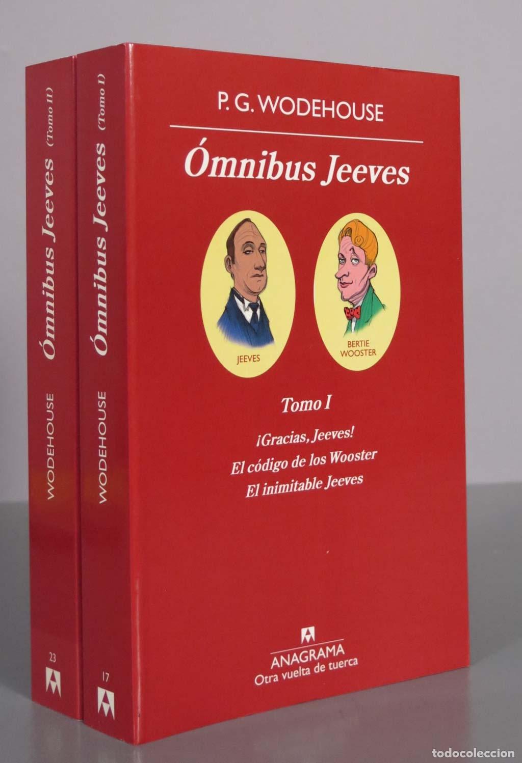 Libros de segunda mano: &Oacute;mnibus Jeeves - P. G. Wodehouse 2 TOMOS. PRIMERA EDICION