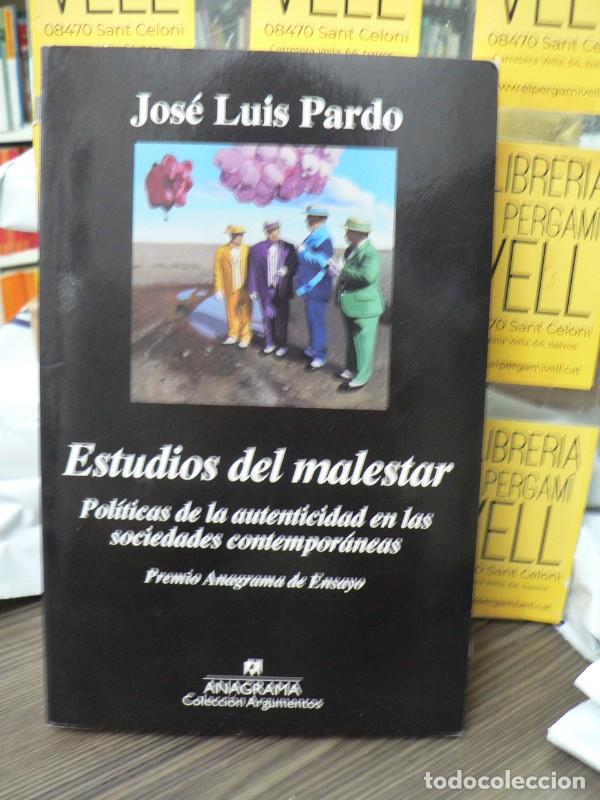 Libros de segunda mano: Estudios del Malestar: Pol&iacute;ticas de la Autenticidad en las Sociedades Contempor&aacute;neas - Jos&eacute; Luis Par