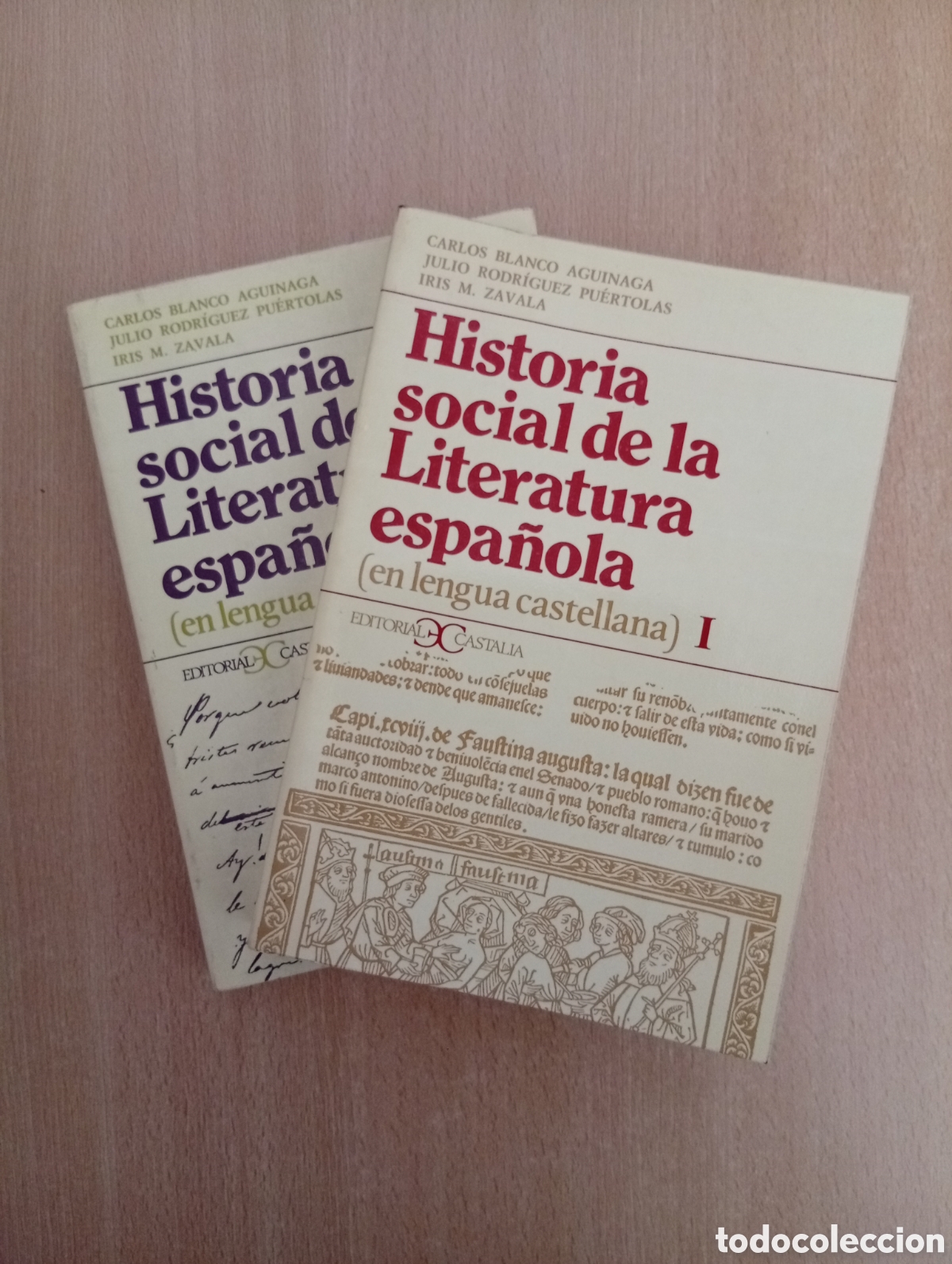 Gebrauchte B&uuml;cher: HISTORIA SOCIAL DE LA LITERATURA ESPA&Ntilde;OLA I-II. Carlos Blanco Aguinaga/Julio Rodr&iacute;guez Pu&eacute;rtolas