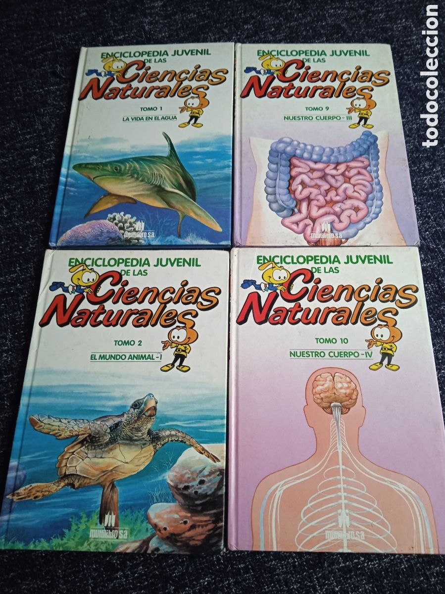 Libros de segunda mano: ENCICLOPEDIA JUVENIL CIENCIAS NATURALES -LOTE 4 LIBROS
