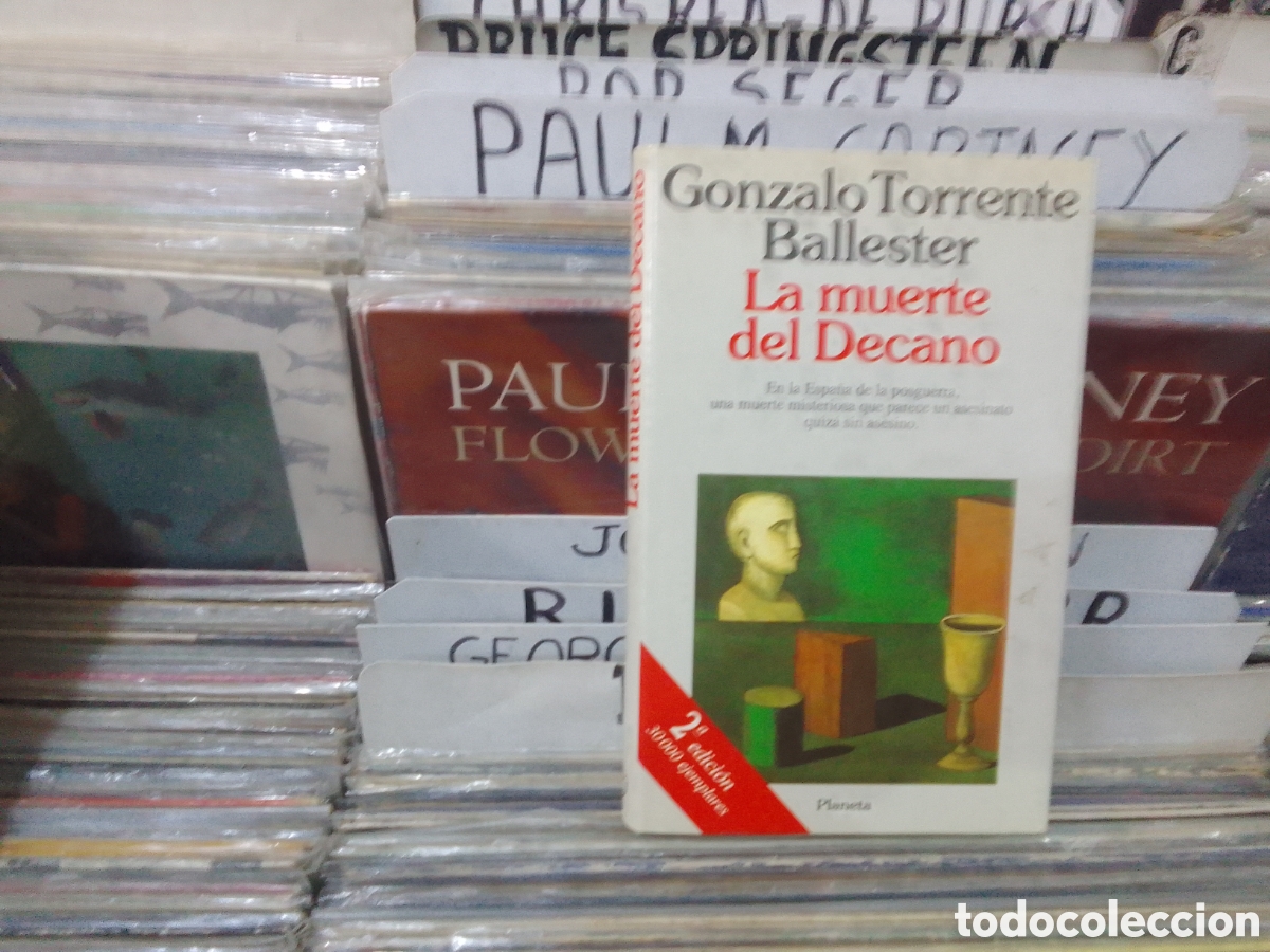 Libros de segunda mano: Gonzalo torrente Ballester,la muerte del decano, firmado por autor