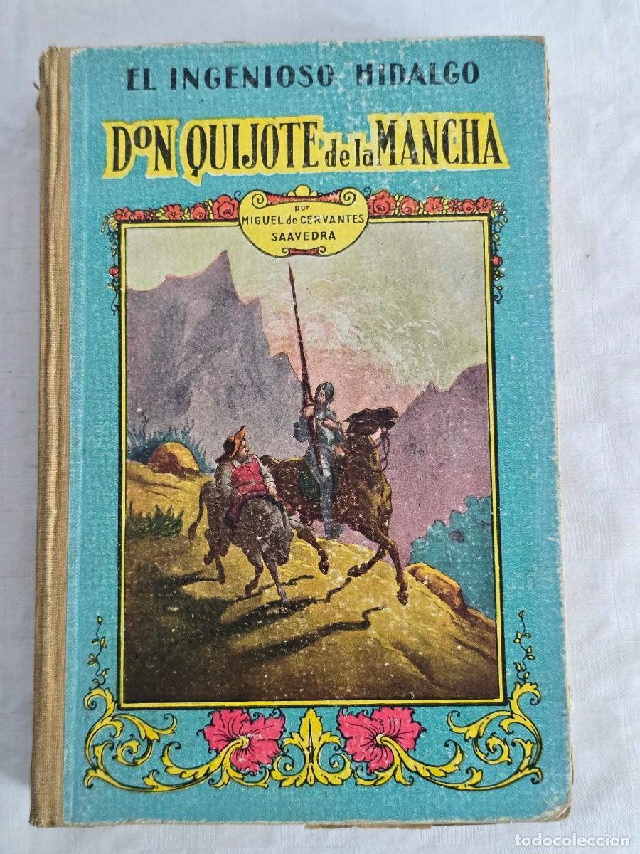 Libros de segunda mano: Don Quijote de la Mancha - El Ingenioso Hidalgo. Librer&iacute;a Salesiana, Barcelona.