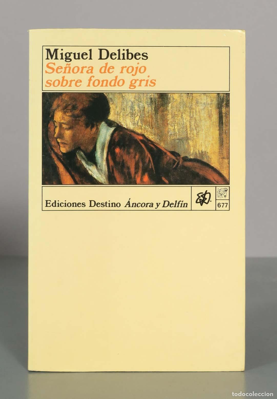 Libros de segunda mano: Se&ntilde;ora de rojo sobre fondo gris - Miguel Delibes