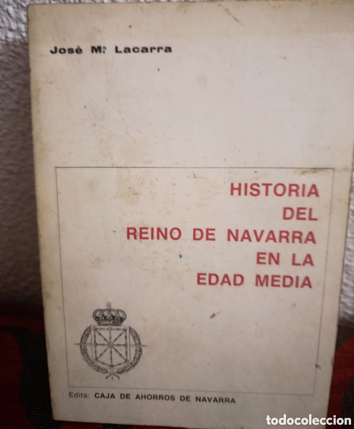 Libros de segunda mano: Historia del Reino de Navarra en la Edad Media - Jos&eacute; M&ordf; Lacarra (Ed. Caja de Ahorros)