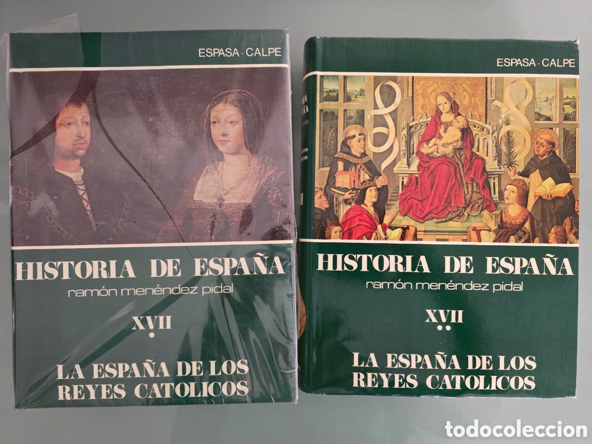 Libros de segunda mano: Historia de Espa&ntilde;a Ram&oacute;n Men&eacute;ndez Pidal XVII (I y II) La Espa&ntilde;a de los Reyes Cat&oacute;licos