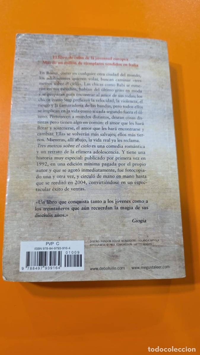 Libros de segunda mano: Tres metros sobre el cielo [LIBRO SEMINUEVO] - Foto 2