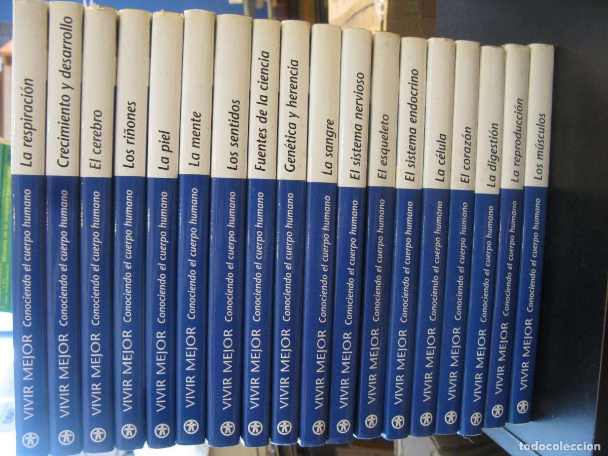 Libros de segunda mano: VIVIR MEJOR. CONOCIENDO EL CUERPO HUMANO (18 TOMOS). CLUB INTERNACIONAL DEL LIBRO.
