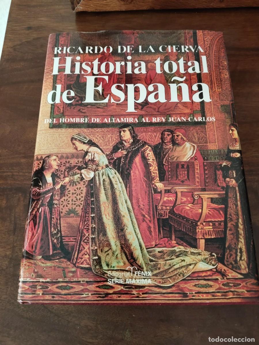 Libros de segunda mano: Historia total de Espa&ntilde;a. Ricardo de la Cierva.