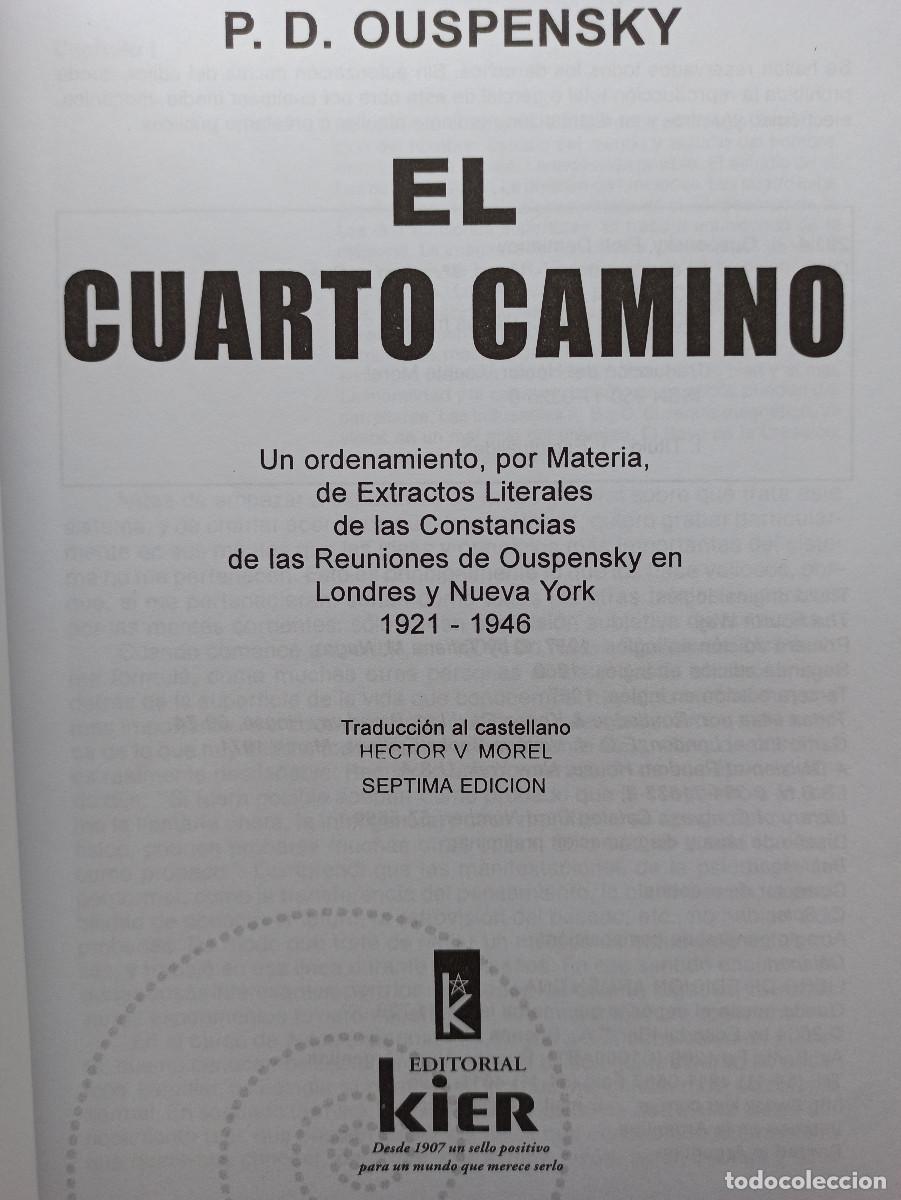 Libros de segunda mano: El cuarto camino - P.D. Ouspensky - Foto 3